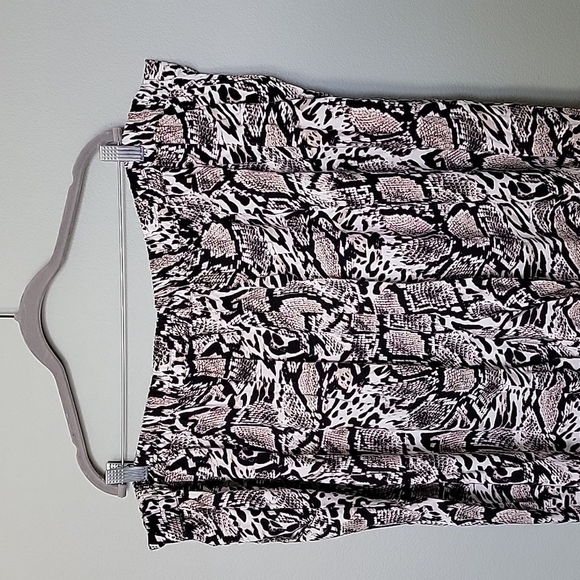 Ellos Indie Sleeze Relaxed Mobwife Wide Leg Snakeskin Print Pant 30/32 - Picture 8 of 10